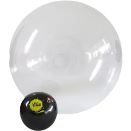 1.5m Plain Beach Ball Clear
